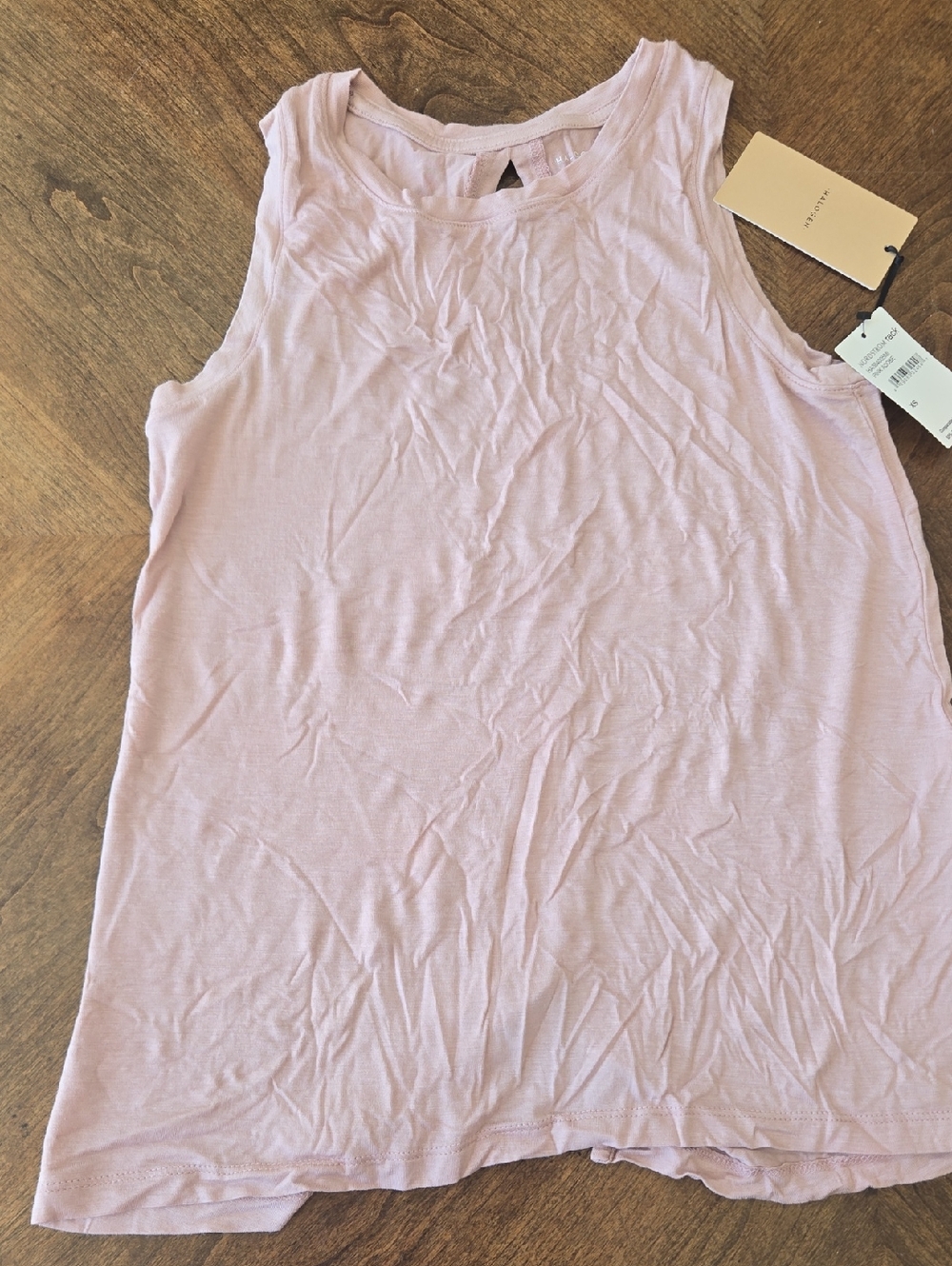 Light Pink Sleeveless Tank Top - Halogen